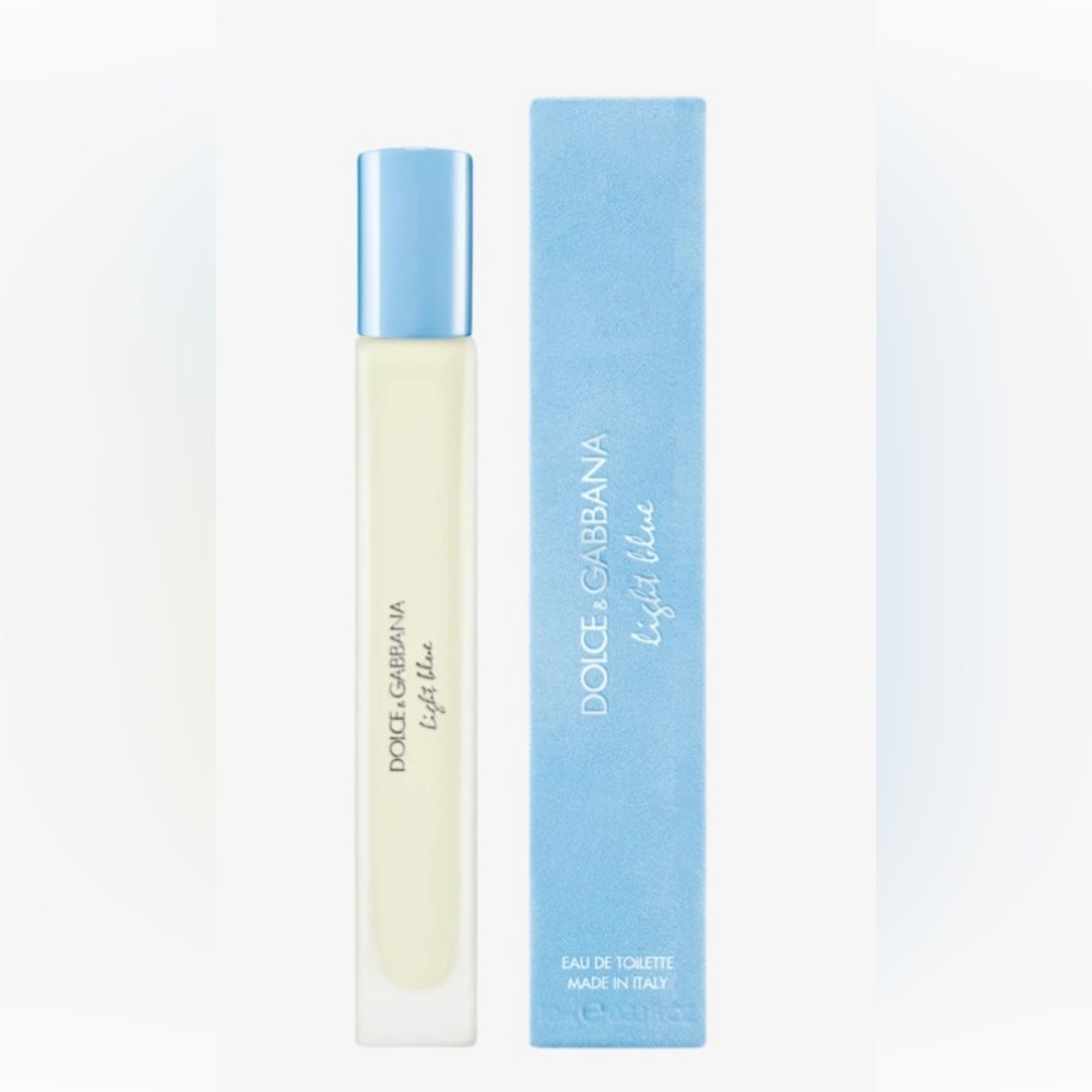 DOLCE & GABBANA Light Blue Perfume Eau de Toilette size 10ml .33 oz NEW